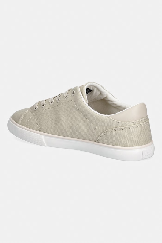 Obuv Tommy Hilfiger dámske plátenné tenisky TH LOW PROFILE VULC CANVAS FW0FW09102 béžová