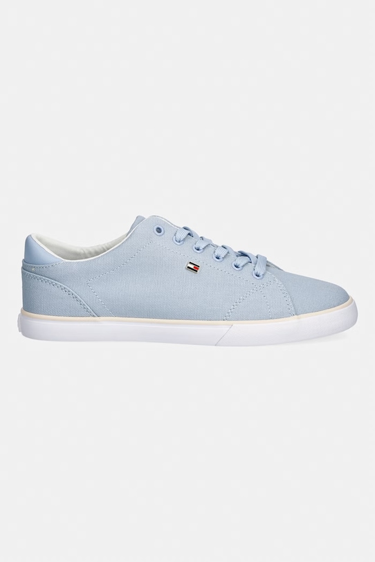 Tommy Hilfiger TH LOW PROFILE VULC CANVAS tenisówki damskie FW0FW09102 niebieski SS26