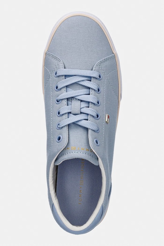 Tommy Hilfiger TH LOW PROFILE VULC CANVAS tenisówki damskie niebieski FW0FW09102
