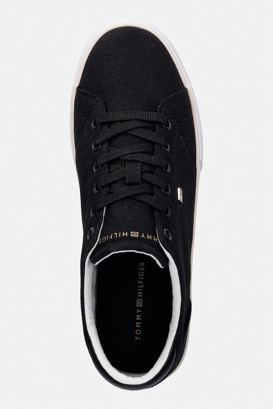Tommy Hilfiger TH LOW PROFILE VULC CANVAS tenisówki damskie czarny FW0FW09102