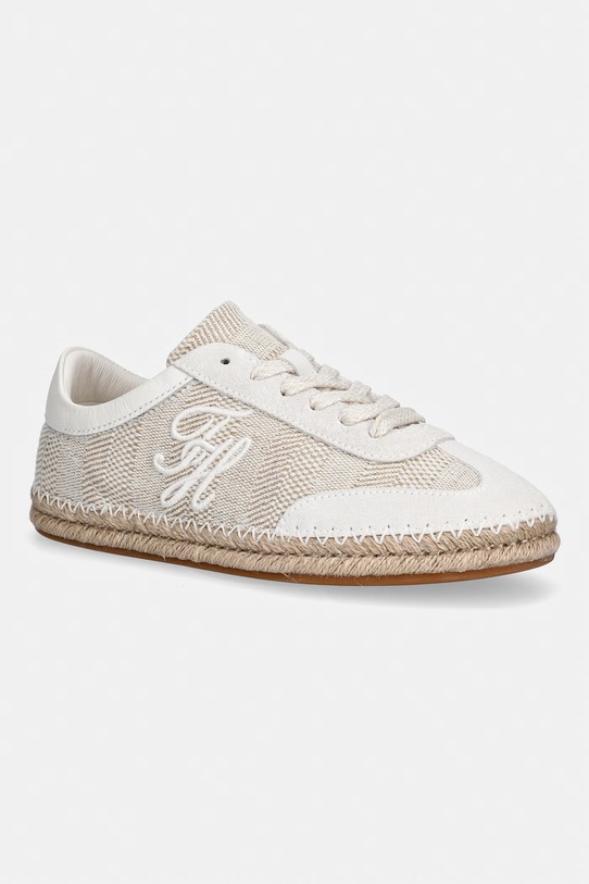 Tommy Hilfiger TH HERITAGE ROPE SNEAKER sneakers da donna beige FW0FW09108