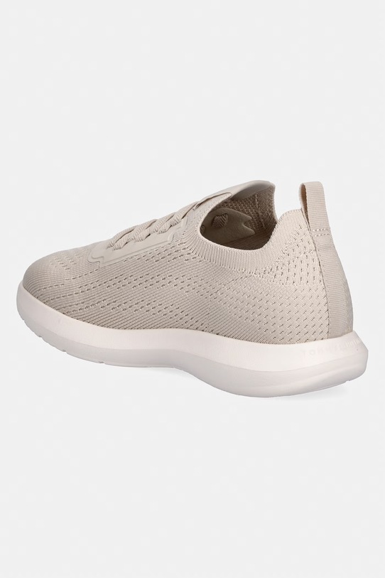 Obuwie Tommy Hilfiger TH KNIT EXTRALIGHT RUNNER sneakersy damskie FW0FW09112 beżowy