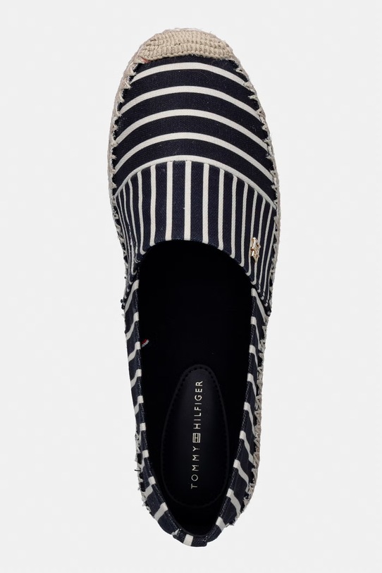 Tommy Hilfiger espadryle damskie TH PLATFORM ESPADRILLE STRIPES granatowy FW0FW09143