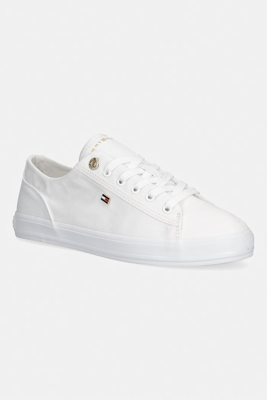 Tommy Hilfiger TH FOXING SNEAKER CANVAS tenisówki damskie biały FW0FW09170