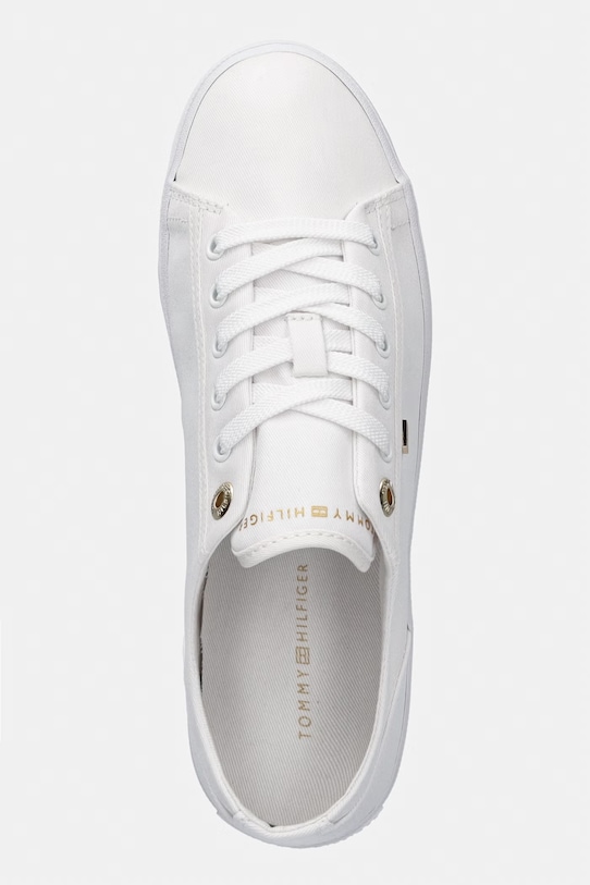 Tommy Hilfiger TH FOXING SNEAKER CANVAS tenisówki damskie biały FW0FW09170