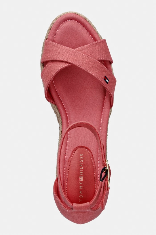 Tommy Hilfiger sandale wedges MID WEDGE ESPAD X CROSS roz FW0FW09332