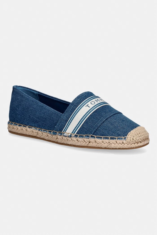 Tommy Hilfiger espadryle damskie HILFIGER WEBBING ESPADRILLE niebieski FW0FW09334