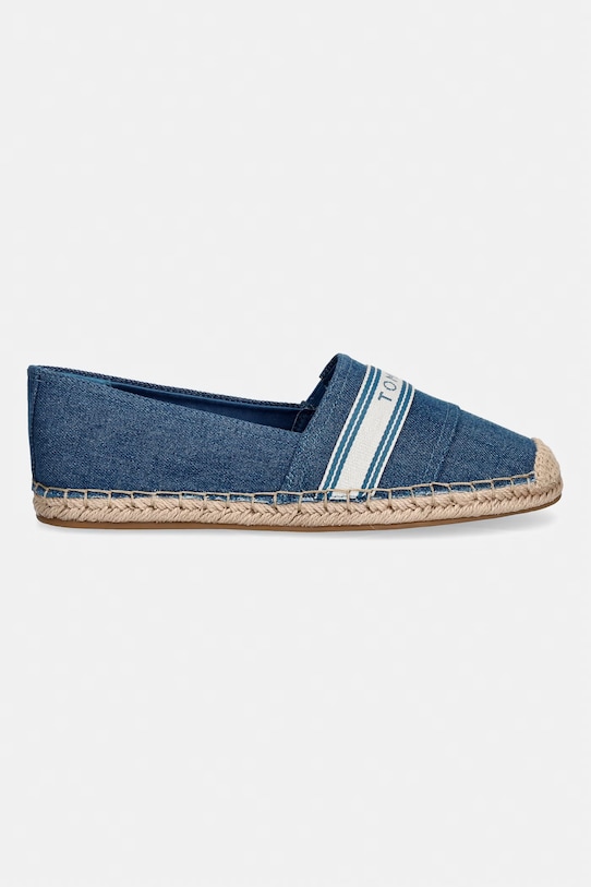 Tommy Hilfiger espadryle damskie HILFIGER WEBBING ESPADRILLE FW0FW09334 niebieski SS26