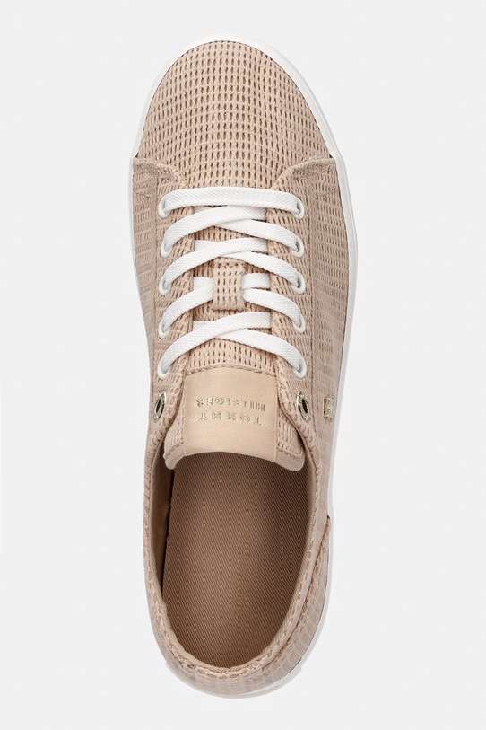 Tommy Hilfiger TH CHIC FOXING SNEAKER tenisówki damskie beżowy FW0FW09171