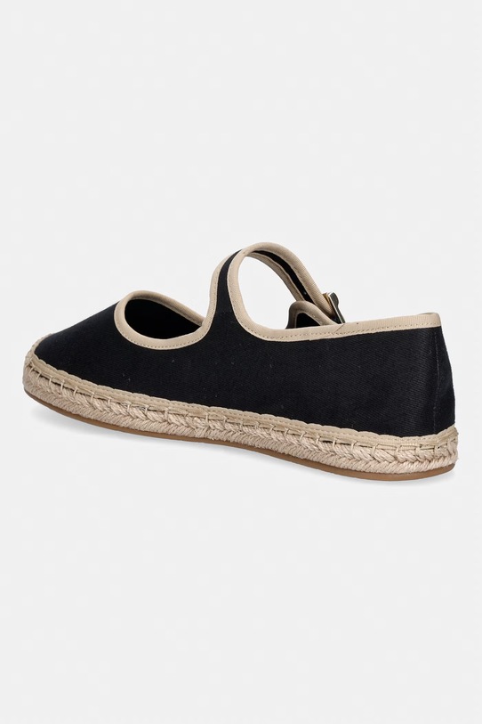 Obuwie Tommy Hilfiger espadryle damskie BUCKLE MARYJANE ESPADRILLE FW0FW09239 czarny