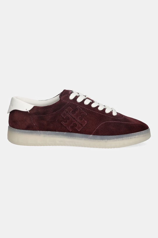 Tory Burch sneakersy zamszowe Phoenix Sneaker 166688.600 bordowy SS26