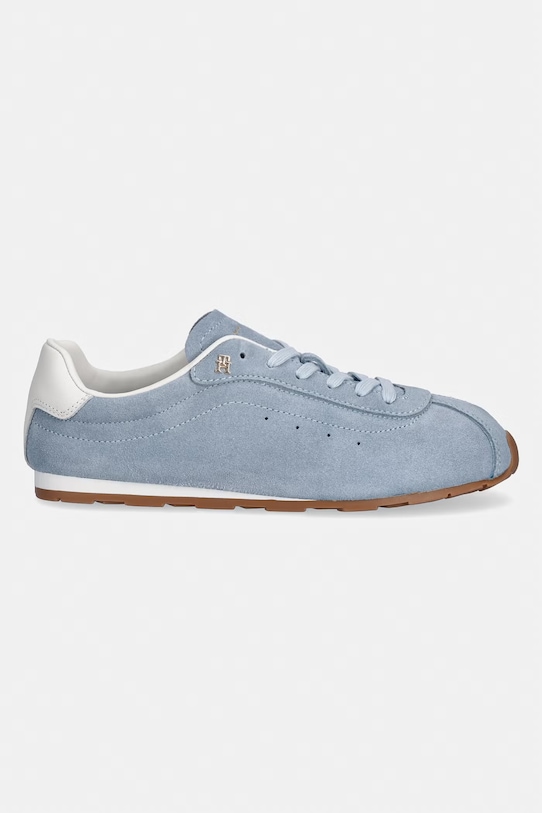 Tommy Hilfiger TH BELLA LOW RUNNER SUEDE tenisky dámske semišové FW0FW09189 modrá SS26