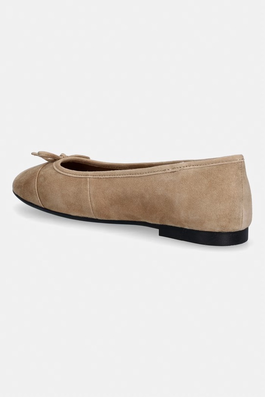 Obuwie Tommy Hilfiger baleriny zamszowe HILFIGER SUEDE BALLERINA FW0FW09357 beżowy