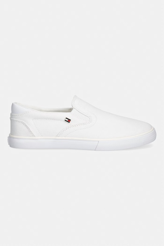 Tommy Hilfiger TH LOW PROFILE SLIP ON tenisówki dziecięce FW0FW09103 biały SS26