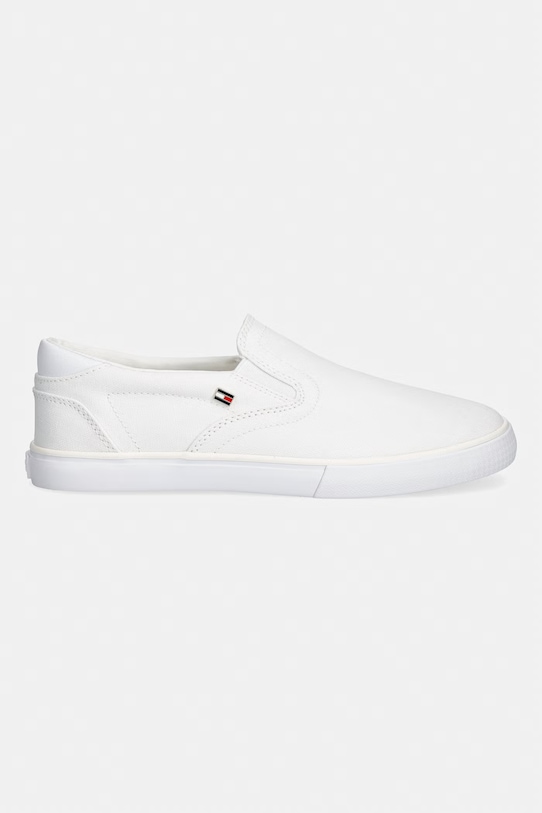 Tommy Hilfiger TH LOW PROFILE SLIP ON tenisówki dziecięce FW0FW09103 biały SS26