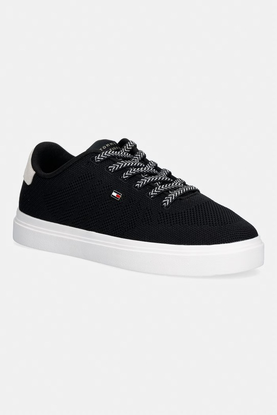 Tommy Hilfiger TH FEMININE CUPSOLE KNIT sneakersy damskie czarny FW0FW09289