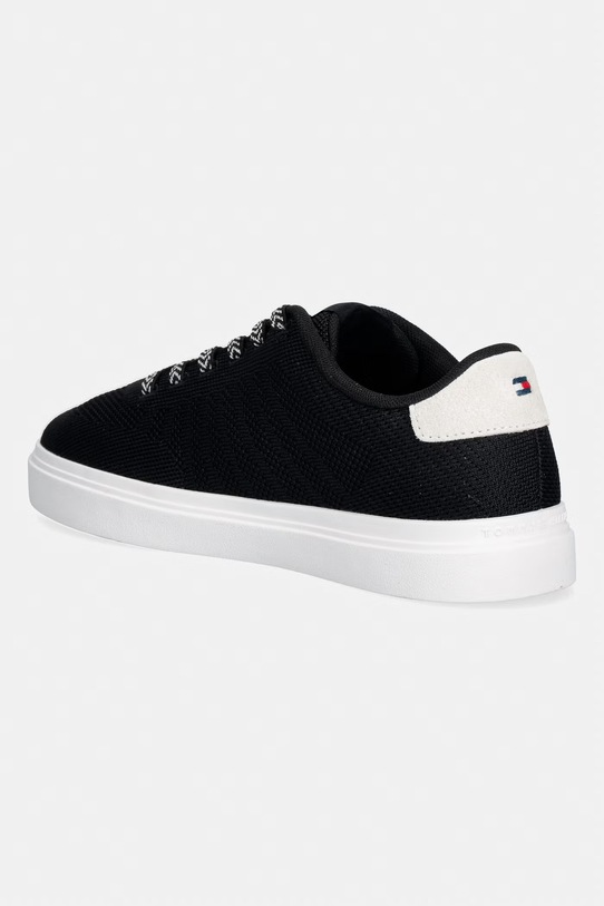 Obuwie Tommy Hilfiger TH FEMININE CUPSOLE KNIT sneakersy damskie FW0FW09289 czarny