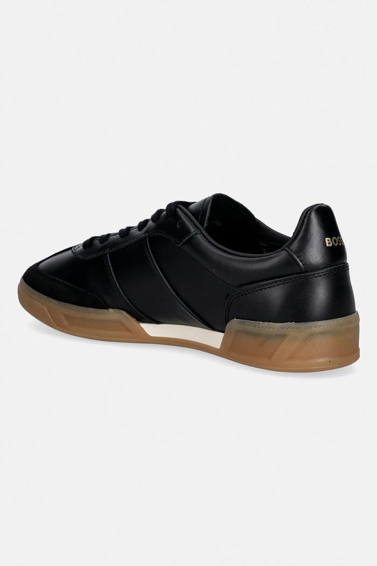 Παπούτσια Δερμάτινα sneakers BOSS Brenta 50518001.001 μαύρο