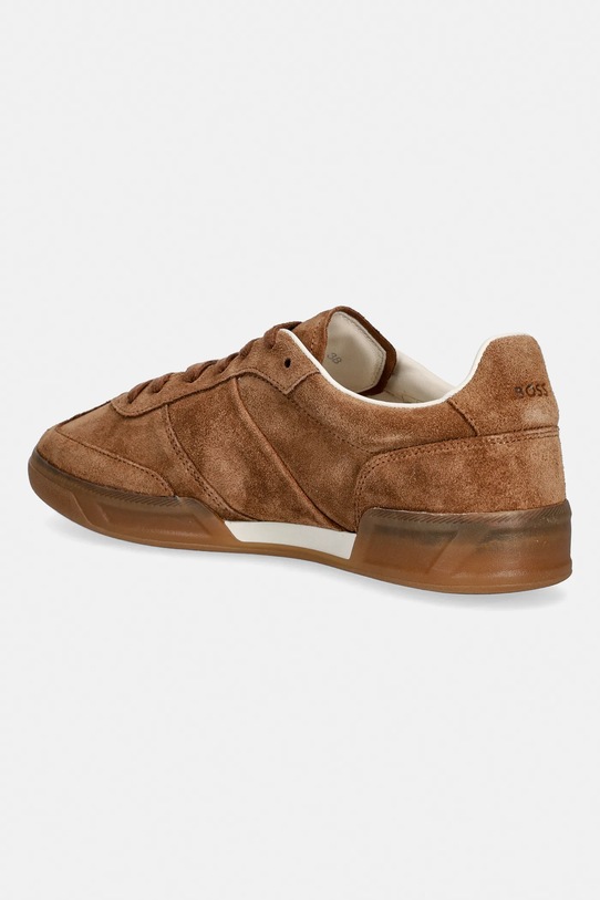 Παπούτσια Σουέτ sneakers BOSS Brenta 50536645.228 καφέ