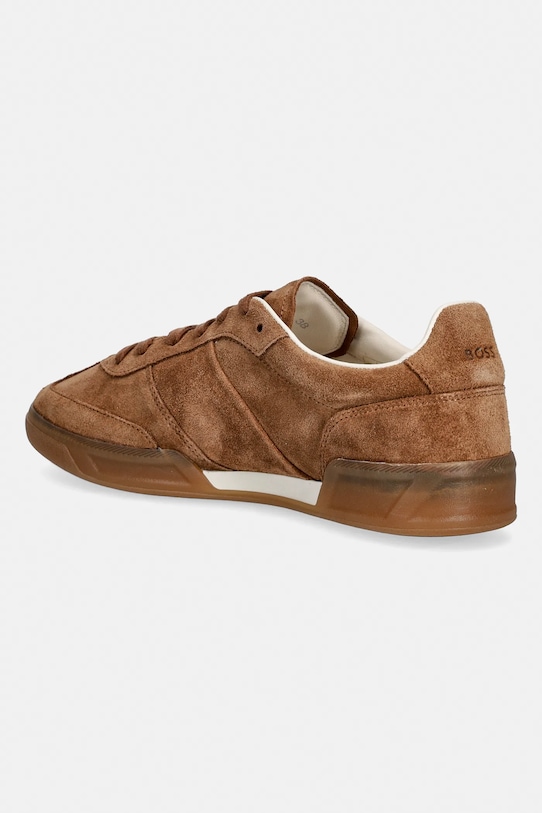 Παπούτσια Σουέτ sneakers BOSS Brenta 50536645.228 καφέ