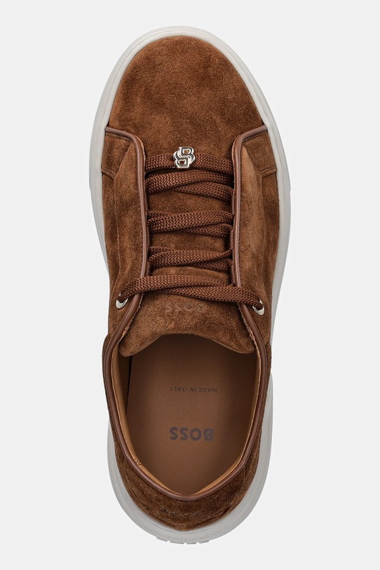 BOSS sneakersy zamszowe Gabry brązowy 50551458.235