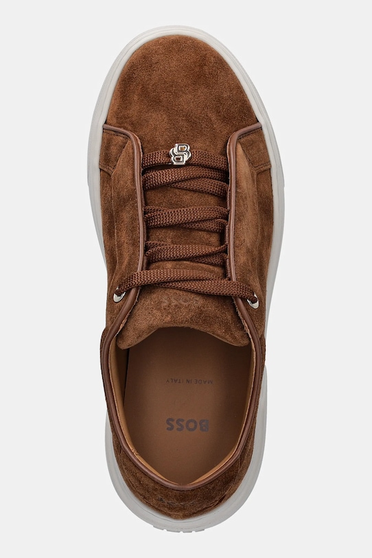 BOSS sneakersy zamszowe Gabry brązowy 50551458.235