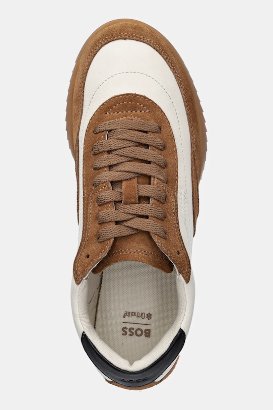 BOSS sneakersy skórzane Carlynn beżowy 50552462.260