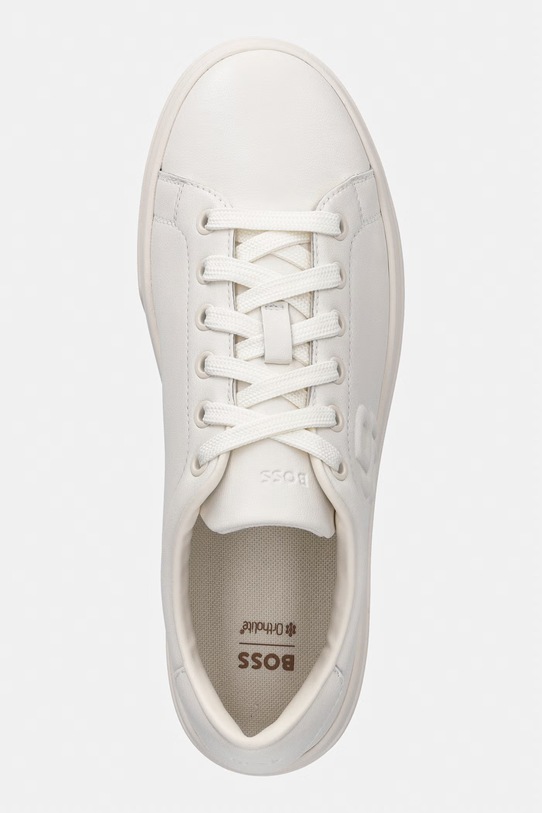 BOSS sneakersy skórzane Kieran beżowy 50557926.118