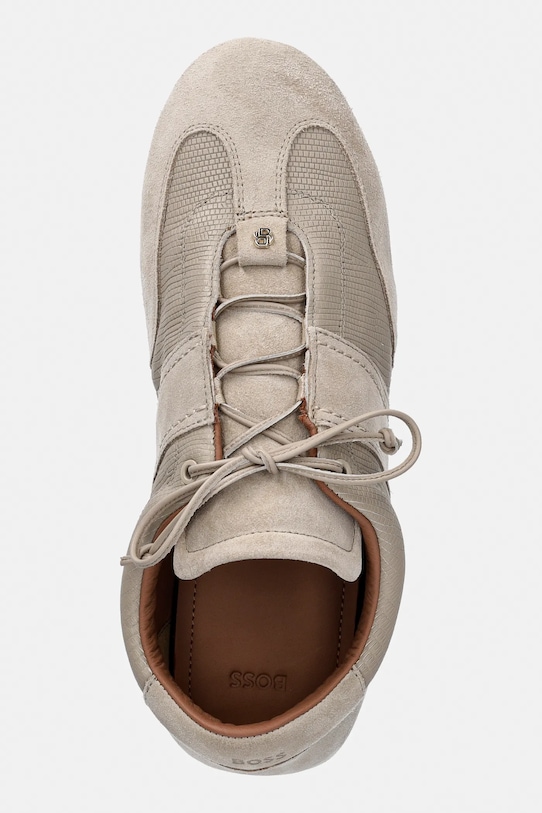 Kožené tenisky BOSS Roxanne béžová 50557962.275