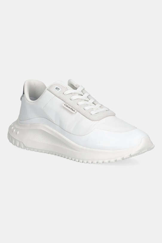 Calvin Klein sneakersy EVA RUNNER LACE UP MAT MIX syntetyczny biały YW0YW02016