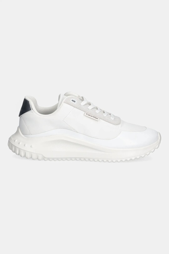 Calvin Klein sneakersy EVA RUNNER LACE UP MAT MIX YW0YW02016 biały SS26