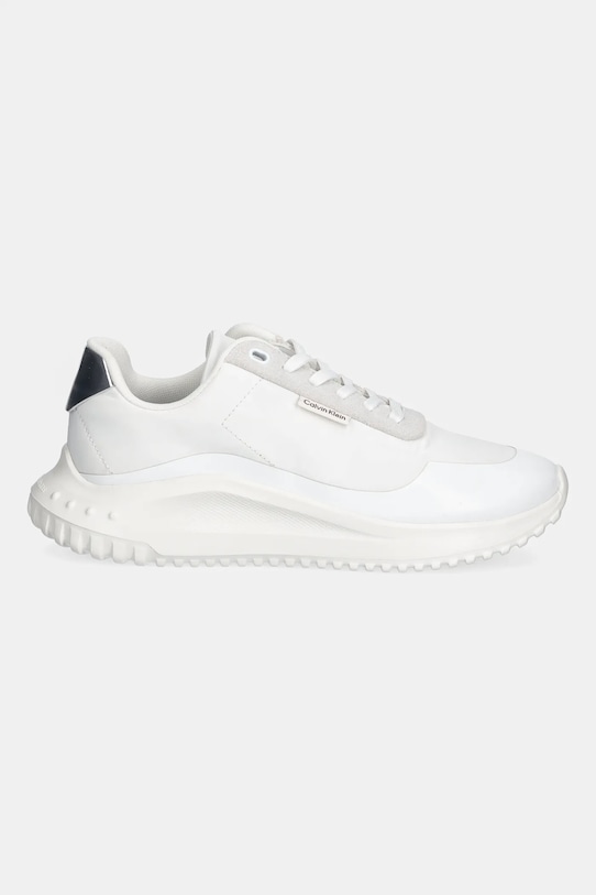 Calvin Klein sneakersy EVA RUNNER LACE UP MAT MIX YW0YW02016 biały SS26