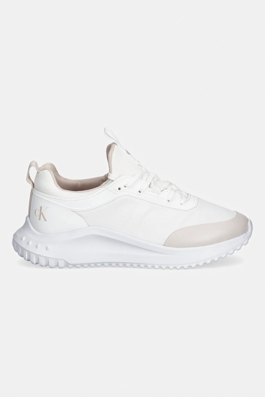 Calvin Klein sneakersy EVA RUNNER LACEUP SOCK MAT MIX YW0YW02064 biały SS26