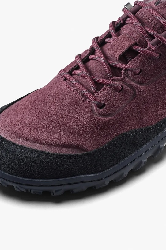 Vivobarefoot półbuty trekkingowe damskie TRACKER LEATHER AT LOW 209624 bordowy