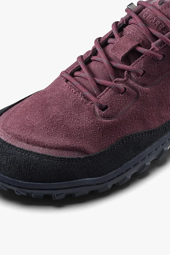 Vivobarefoot półbuty trekkingowe damskie TRACKER LEATHER AT LOW 209624 bordowy