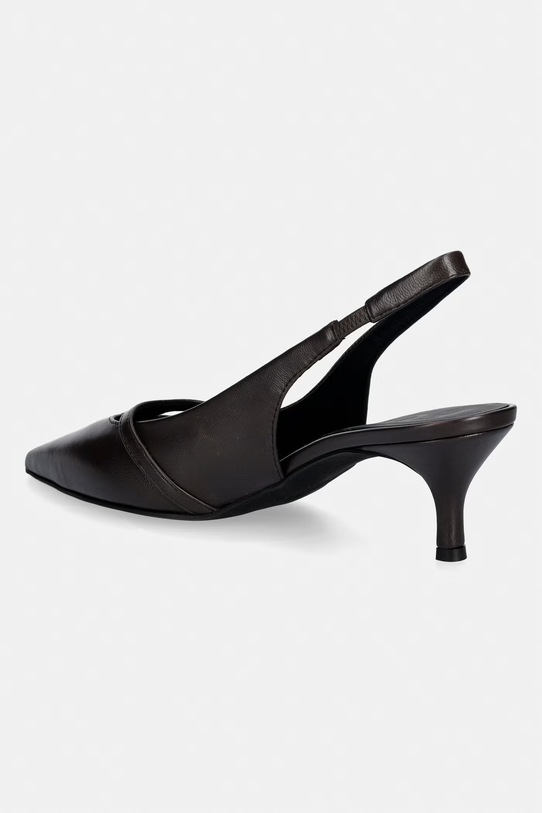 Obuwie Furla szpilki skórzane Sfera Slingback YK50SFE.X30000.3388S brązowy