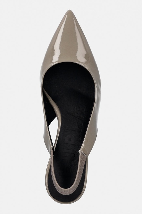 Δερμάτινες γόβες Furla Essential Slingback καφέ YK44FSN.X70000.4488S