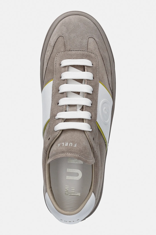 Furla sneakersy skórzane Enjoy Lace-Up Sneaker beżowy YK58ENJ.BX4394.4714S