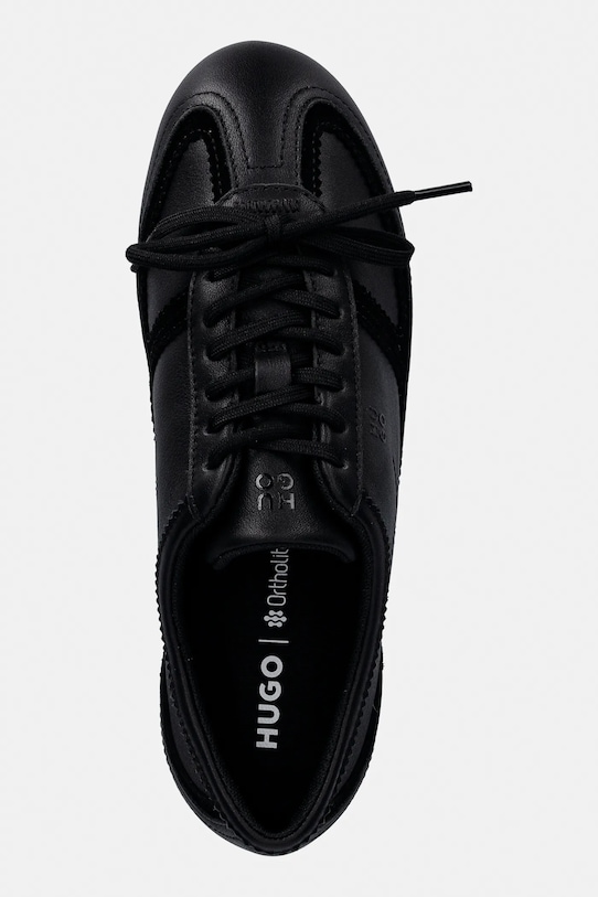 Δερμάτινα sneakers HUGO Mystie μαύρο 50557913.001