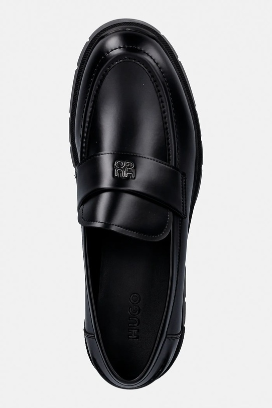 Μοκασίνια HUGO Kris μαύρο 50557736.001