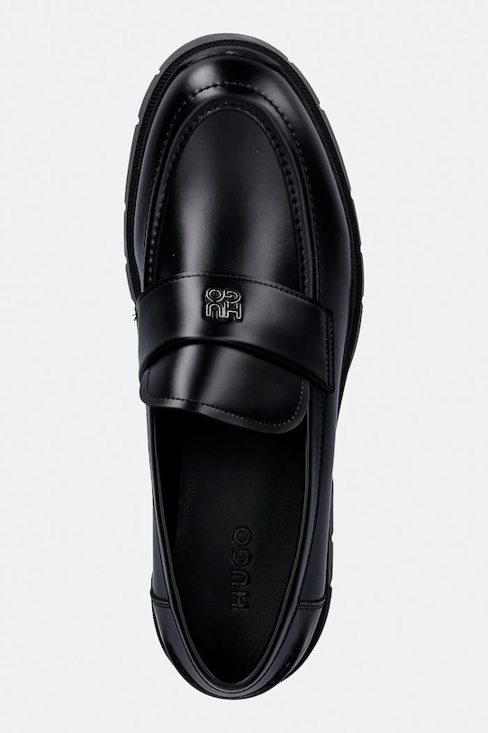 Μοκασίνια HUGO Kris μαύρο 50557736.001