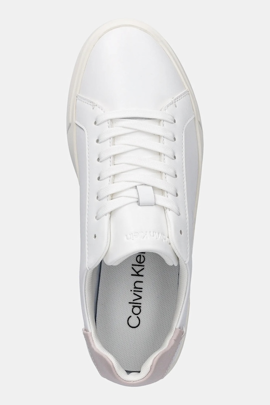 Tenisice Calvin Klein LOW PRO CUP LACEUP LTH MOIRE bež HW0HW02845