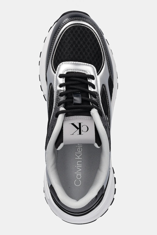 Αθλητικά Calvin Klein HIKE RUNNER LACE UP MESH MIX MET μαύρο YW0YW02063