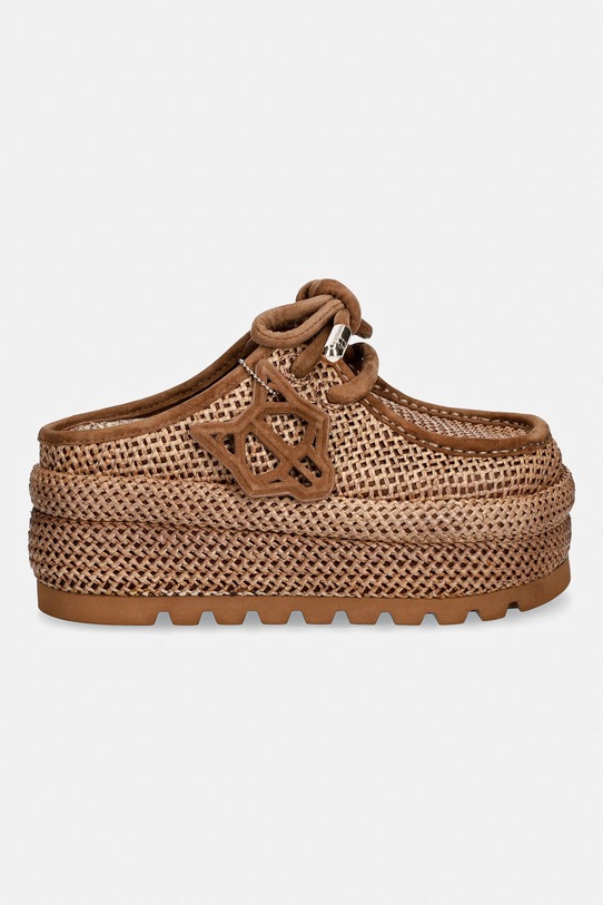 Naked Wolfe klapki Blizzard Blizzard.Tan.Raffia beżowy SS26