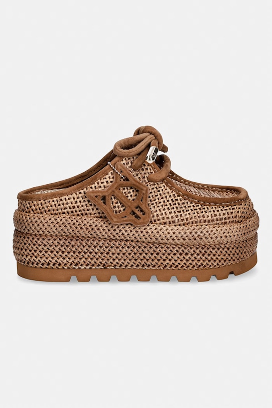 Naked Wolfe klapki Blizzard Blizzard.Tan.Raffia beżowy SS26