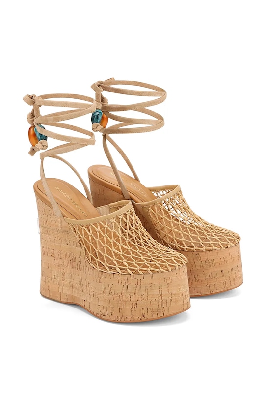 Naked Wolfe sandały Iris Iris.Camel beżowy SS26