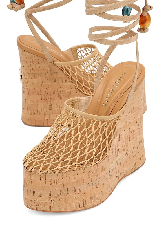 Naked Wolfe sandały Iris beżowy Iris.Camel