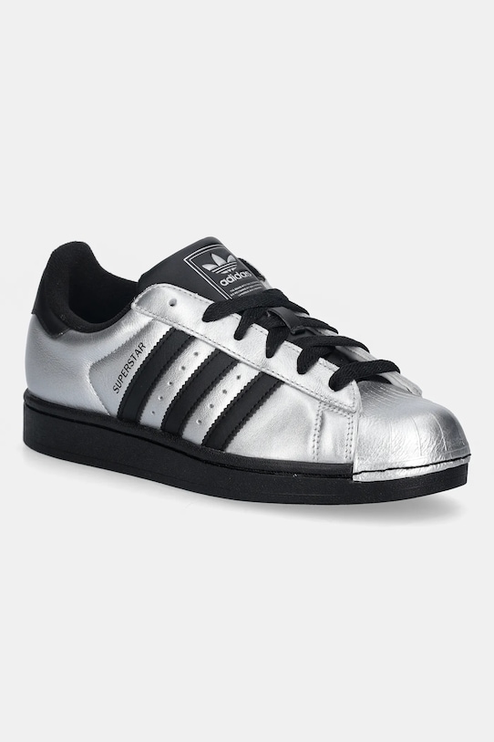 adidas Originals sneakersy skórzane Superstar II pozostałe srebrny IH1599