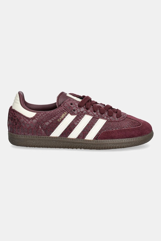 Kožené tenisky adidas Originals Samba Og IH3979 burgundské SS26