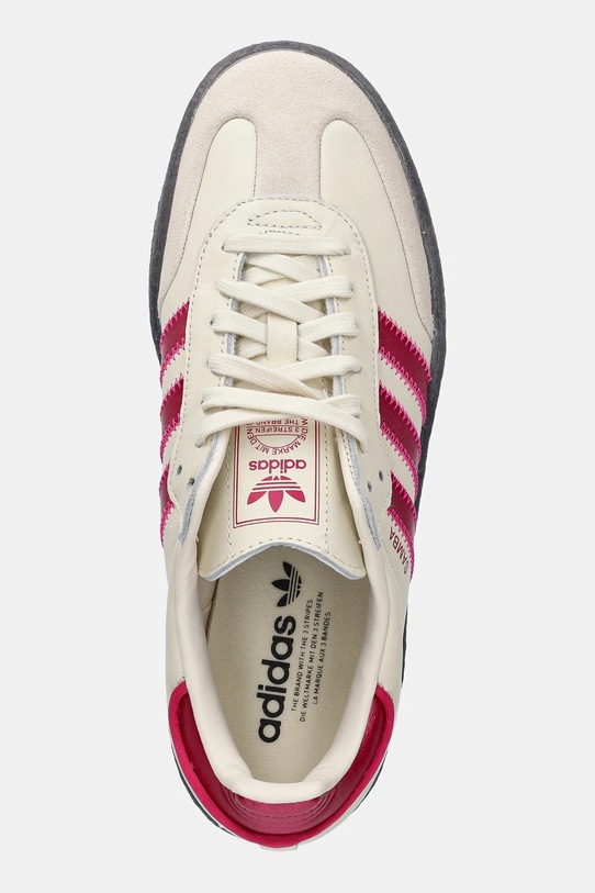 adidas Originals sneakersy skórzane Sambae beżowy IH4042